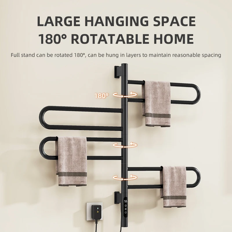 Good quality Heated Racks Rail Radiator Classic Style Towel Warmer Waterproof Bathroom Vertical Heated Towel Rail