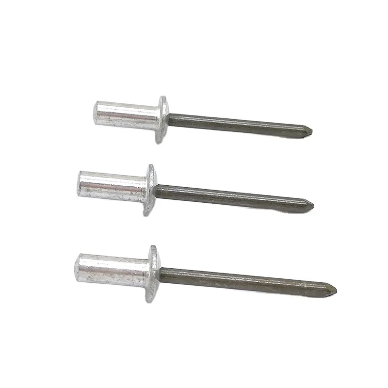 OEM настраиваемые заклепки из нержавеющей стали/алюминия с плоской головкой