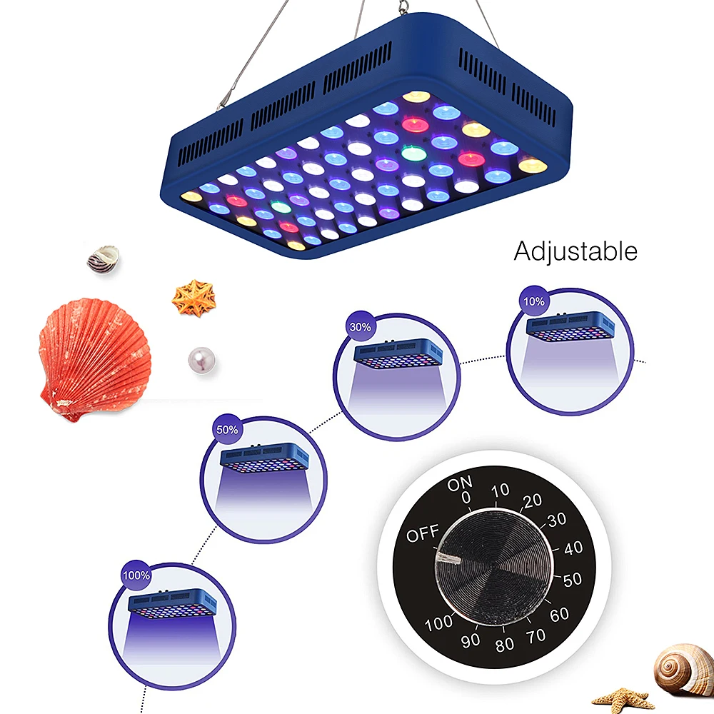Hot sale  APP control 165w coral reef WIFI aquarium light