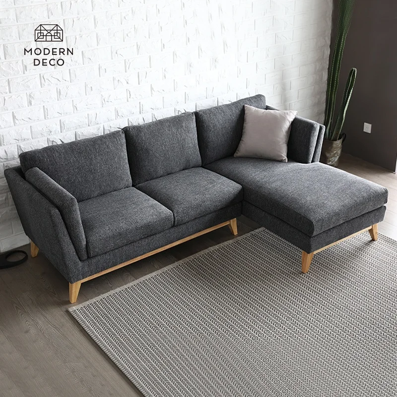 
fabric sectional couch L sofa modern corner l shape living room furniture 2021 best canape angle 