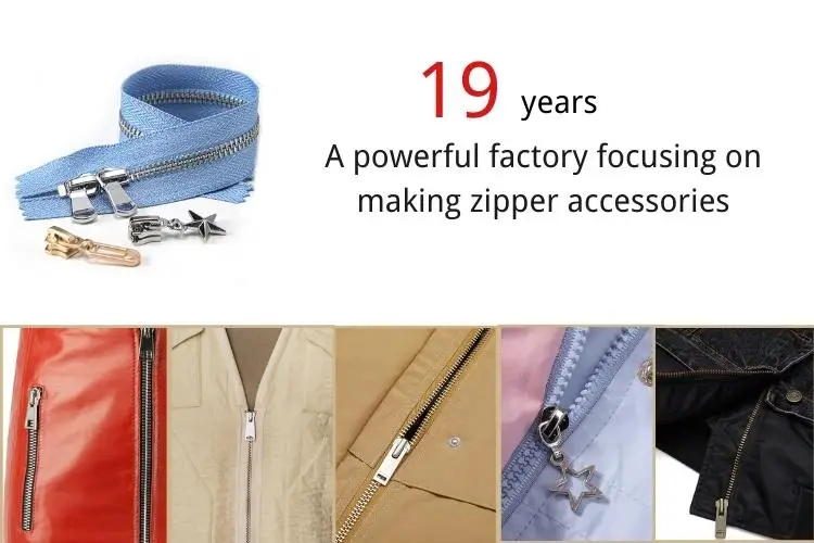Factory Custom Logo Zipper Pull Tab Zipper Head Accessories Universal Replacement 5# Metal Zipper Slider Puller For Bag Coat