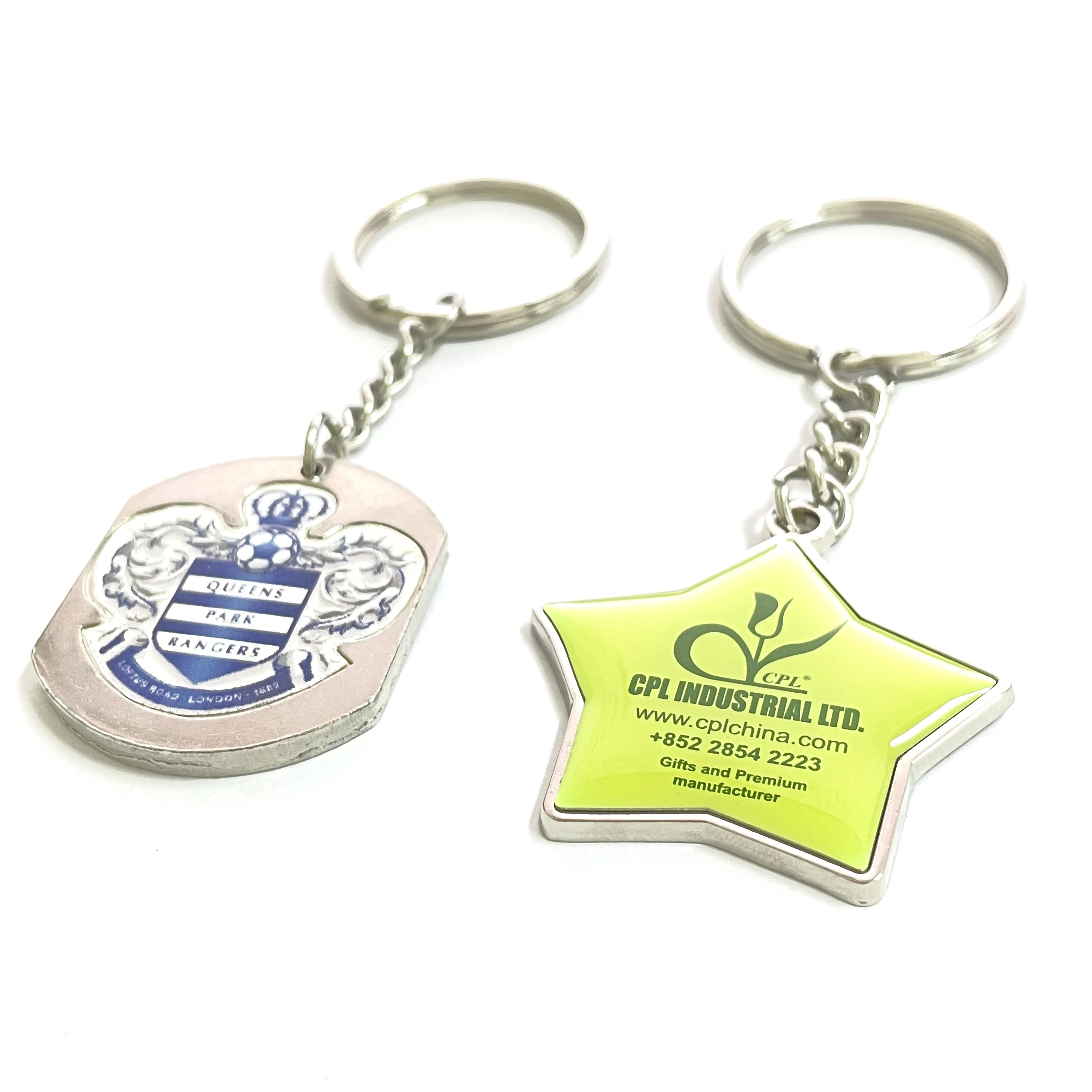 Best selling custom fashion metal Keychain Detachable Stainless steel keychain for gift souvenir