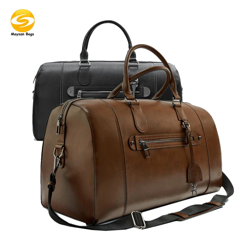 Duffle Bag Men Leather Travel Duffel Bag 2021 New Design High Quality Genuine Leather Customized Packaging Fashion Leisure Bag