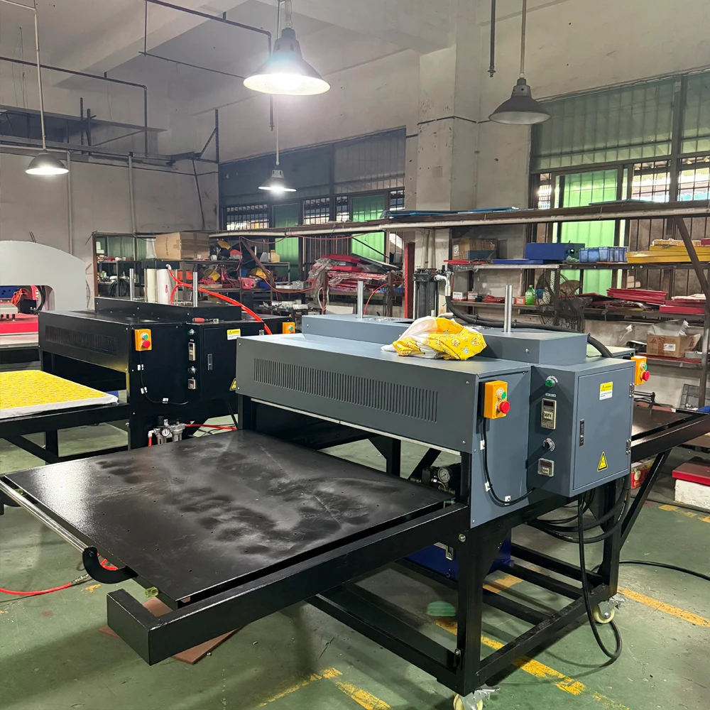 Rich experience factory price 100X120 heat press machine auto up heat press machine large format heat press machines