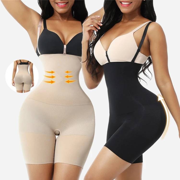 Waistdear Dropshipping High Waist Seamless Women Body Shaper Tummy Control Slimming Shapewear