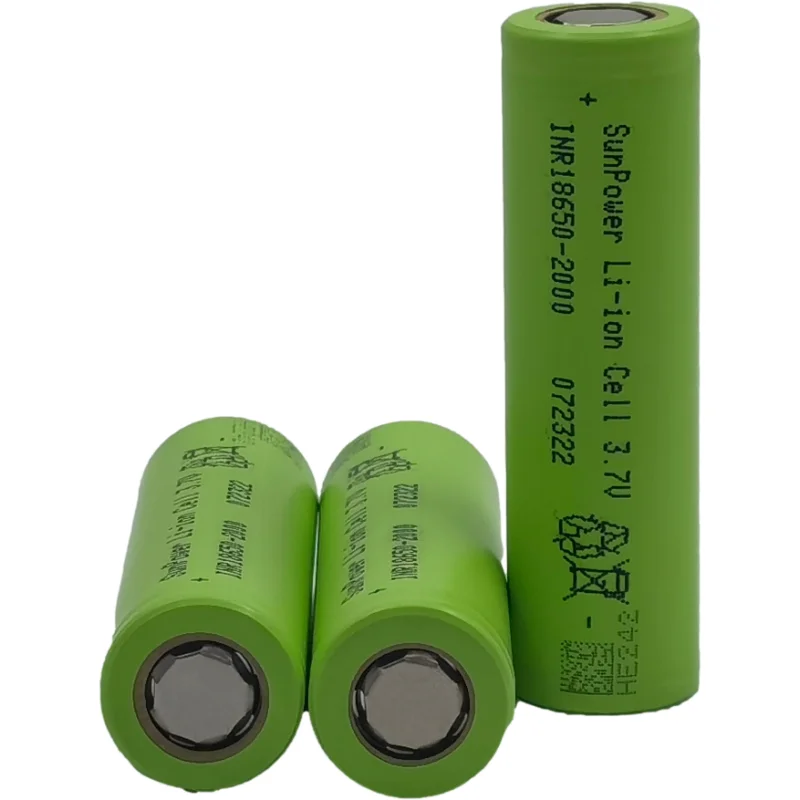 Genuine new 18650 lithium battery 3.7V 2000mAh rechargeable battery