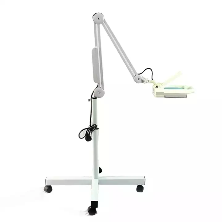 Dimmable cosmetic magnifying lamp Adjustable Arm glass light dental machine