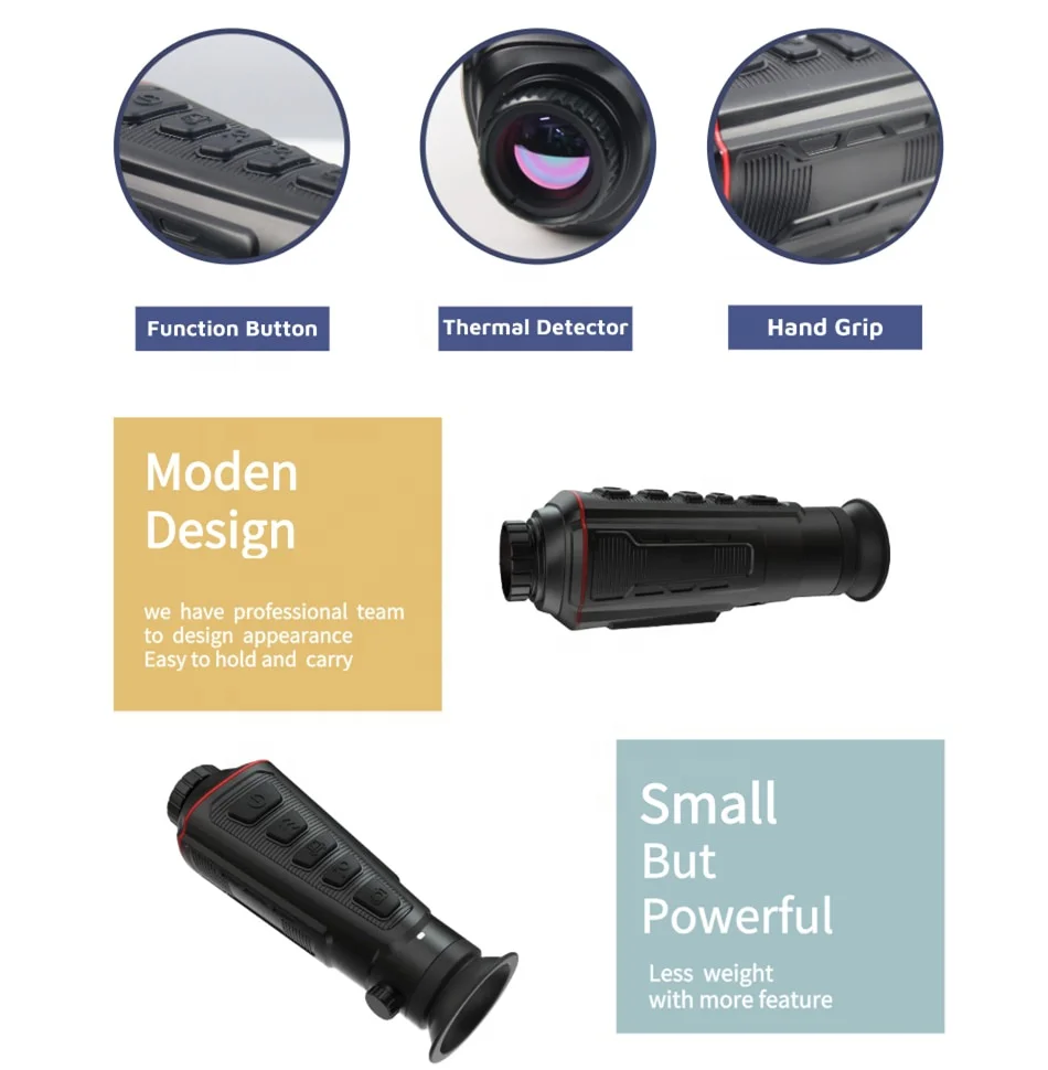 Hot Spot Tracking Hunting Night Vision Thermal Monocular, Thermal Imager Camera, 384*288 Resolution, 25010m