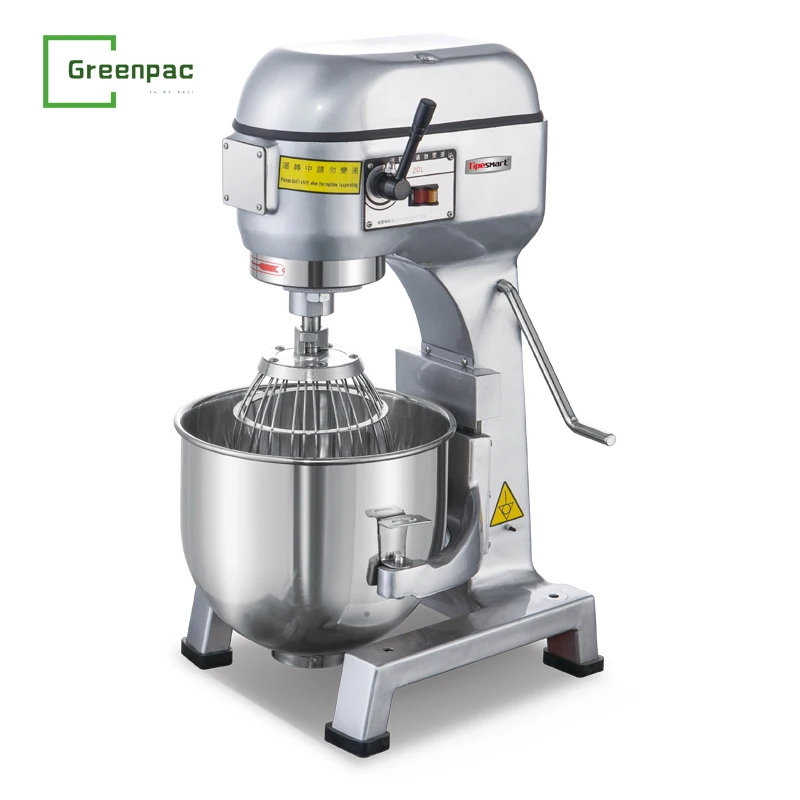 Commercial Baking Equipment Spiral Dough Mixer Machinery 20L /3kg Flour Cake Milk Mixer Dough Kneading Machine For Bakery