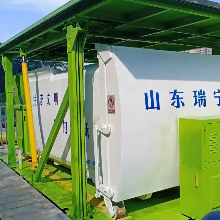 RNKJ Trash Dumpster Container Waste Treatment Machinery Underground Garbage Compactor