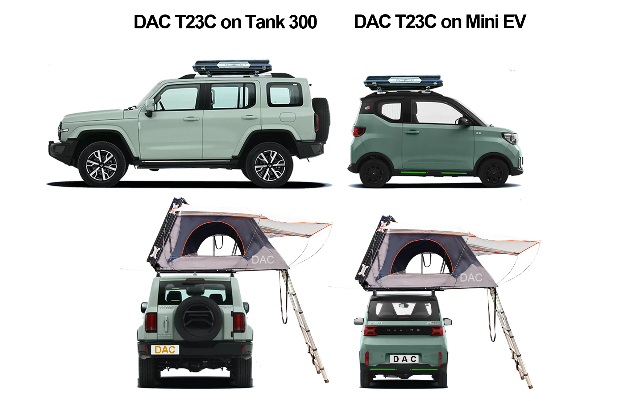 Roof Tent 4X4 off Road hard Shell Light Weight Hard Shell Roof Top Tent Car Truck Camping Top Auto Tent