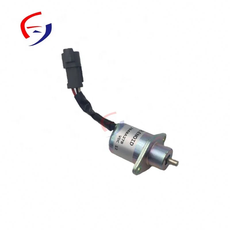 Fuel stop solenoid 2848A278 for Perkins CAT Engine Shutoff Solenoid 12V UB704