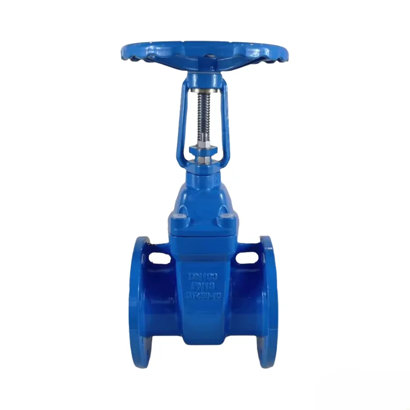 Automatic manual slide  cast steel resilient seated soft seal pn16 gate valve dn300 3 inch 8 inch cad drawings
