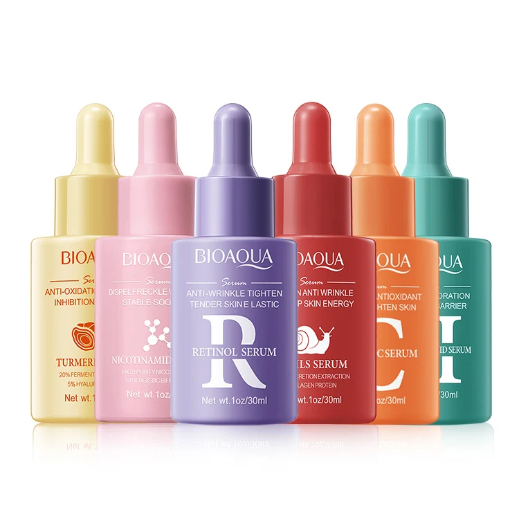 OEM BIOAQUA Facial Essence Skin Care Products Vitamin C Retinol Face Moisturizing Whitening Hyaluronic Acid Serum