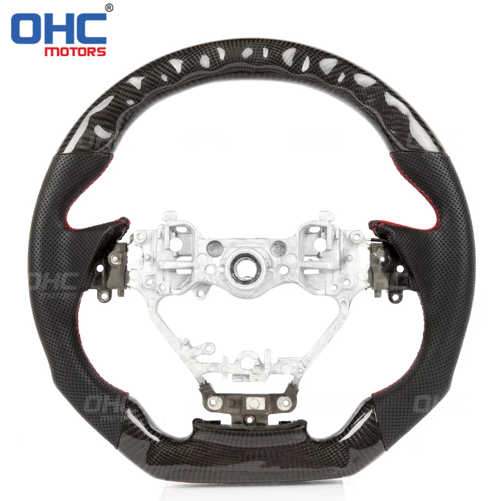 Светодиодное Рулевое колесо для volante de lexus 570 ES LX570 350 ES300 300h 200 RX 400h RX450 300 450 GS светодиодное углеродное волокно