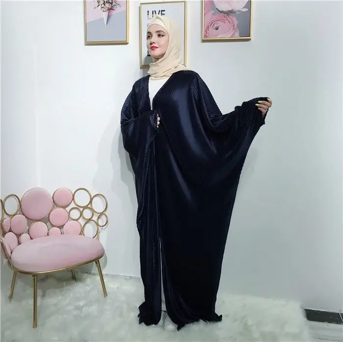 
latest abaya designs Islamic pleated abaya Muslim maxi sleeve dress abaya dubai 