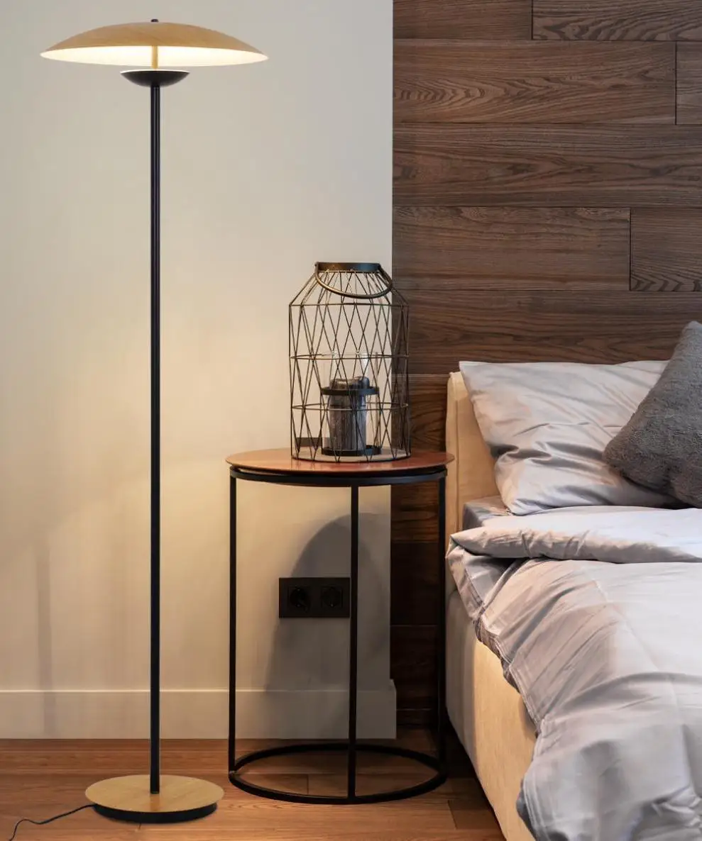 Nordic feather modern designer corner led floor lamp lambader for living room