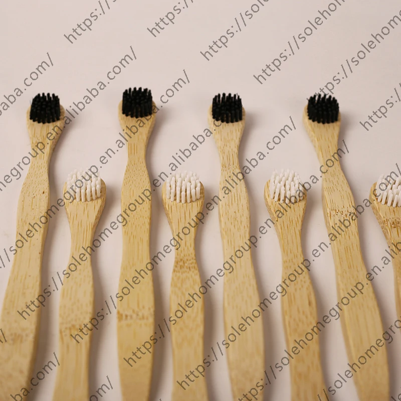 Tongue Cleaner Scraper Bamboo Tongue Brush for Adults, Eco-friendly Dental Oral Hygiene Care Tool