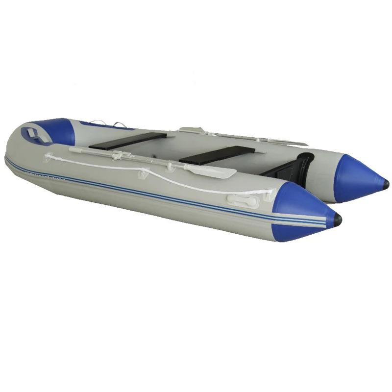 2024 China Factory High Quality CE 1.2mm PVC Aluminum Floor Cheap Speed Rowing Folding Boats Inflatable Coastal Rowing Boat