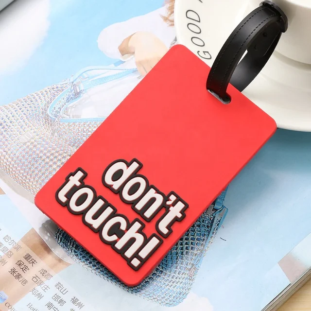 Factory Direct Sale Custom Made Soft Pvc Travel Luggage name Tag Waterproof Baggage Tag Custom Luggage Tag PVC