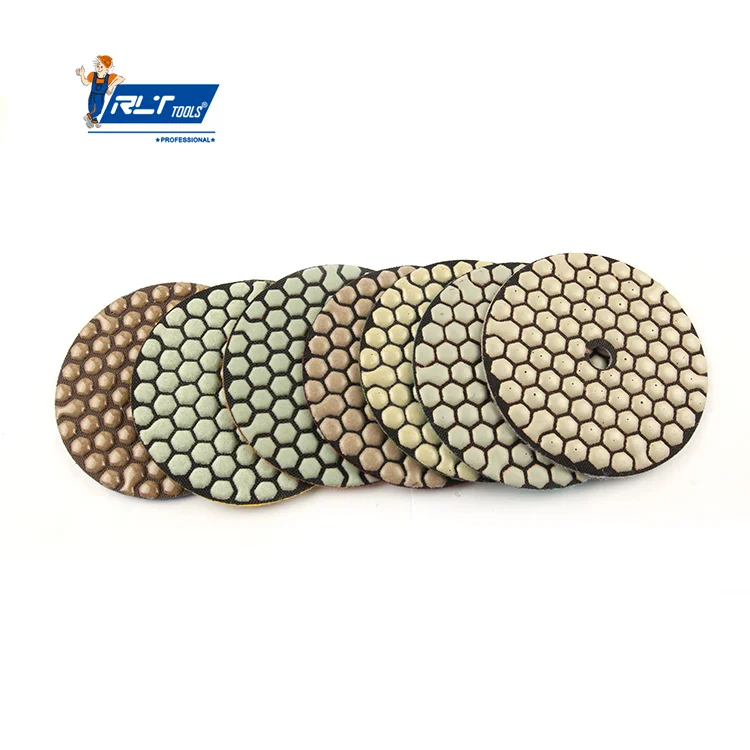 Rlt Tools Wet diamond polishing pad soft grinding wheels stone grinding disc for granite stone