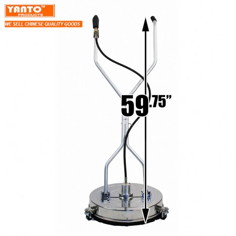 CW-ST18-A 18 Inch Flat Surface Cleaner Pressure Washer Sidewalk Garage Patio Deck Driveway