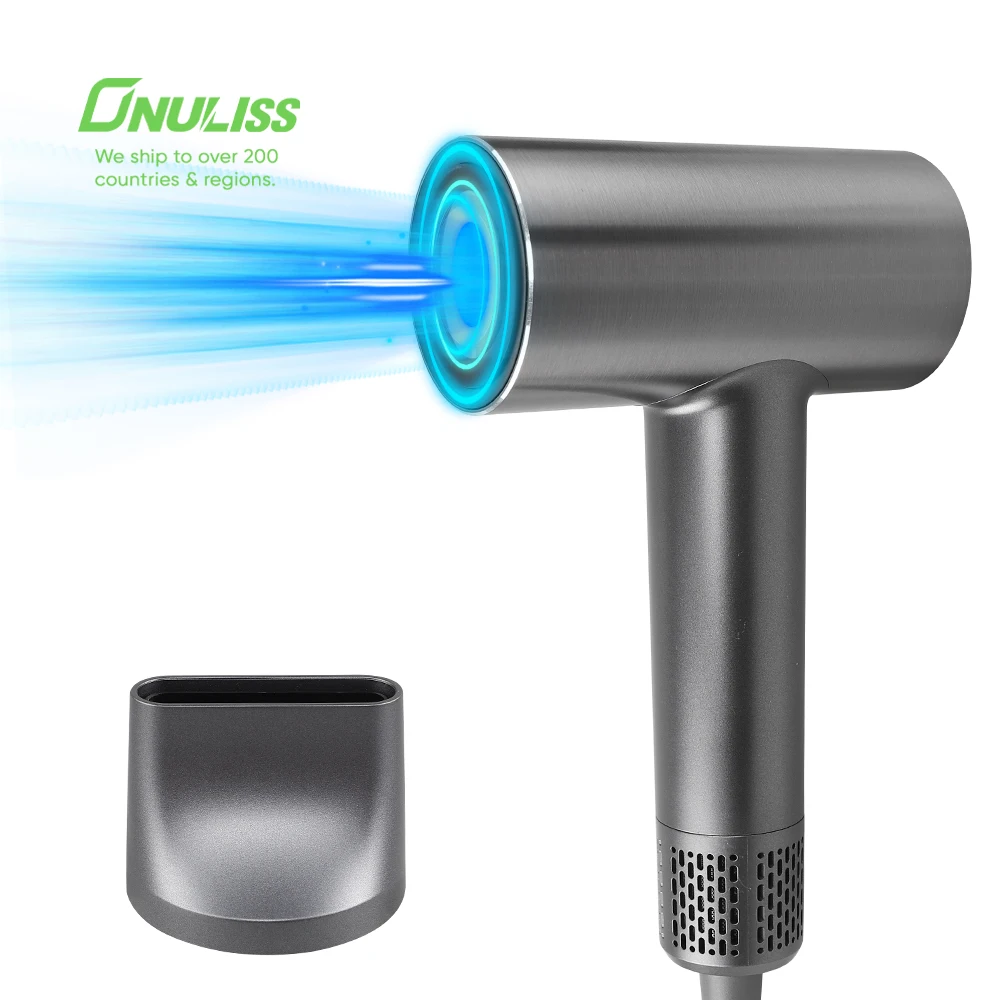 Professional Salon Strong Wind Custom Logo One Step Negative Ion Blow Dryer High Speed Low Noise Travel Hair Dryer With Diffuser