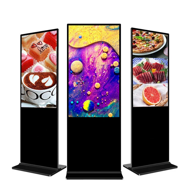 43 дюймов напольная подставка Digital Signage дисплеи Android сенсорный экран киоск Крытый ЖК-дисплей умная реклама тотемный дисплей плееры