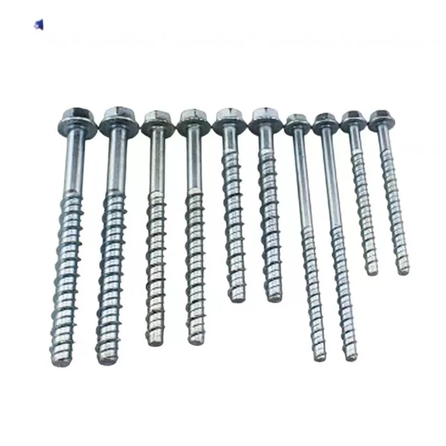 Hex flange head Masonry Screw Bolt Bolts Concrete Screw Anchor Masonry Anchor Cement Anchor