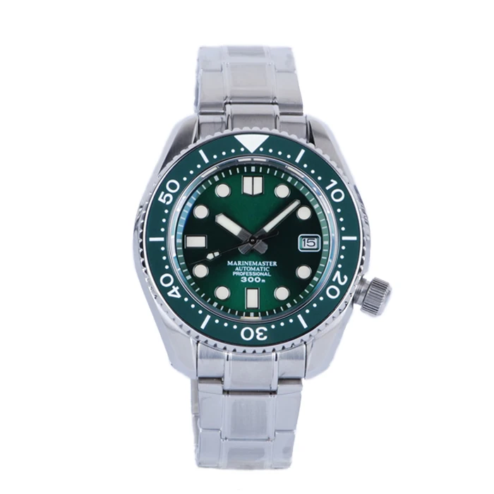 Luminous limited edition watch with sapphire glass for watch,stainless steel dive watch luxury