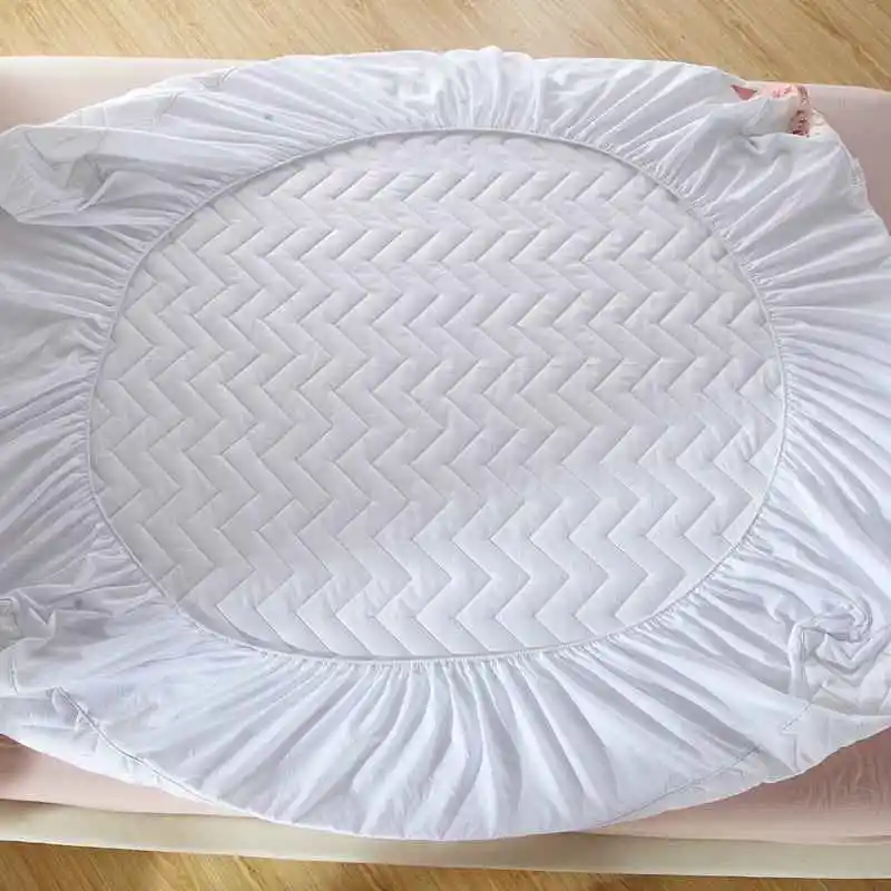 Soft Hypoallergenic Mattress Protector Premium Cotton Quilted Cal King Size Waterproof Mattress Protector