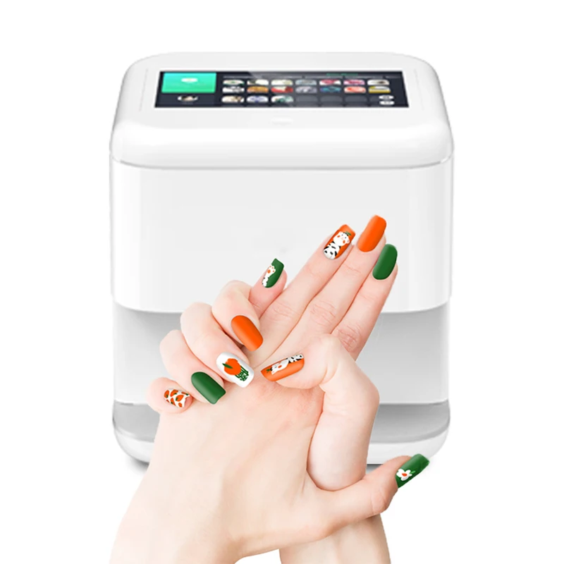 Portable Automatic DIY Nail Art Photo Drawing Picture Digital Printer Products 3D Printing Machine//