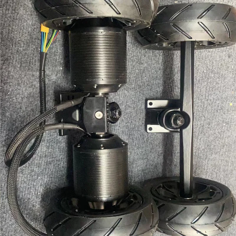 2024 New Design Swapable PU 1500W electric skateboard direct drive hub motor