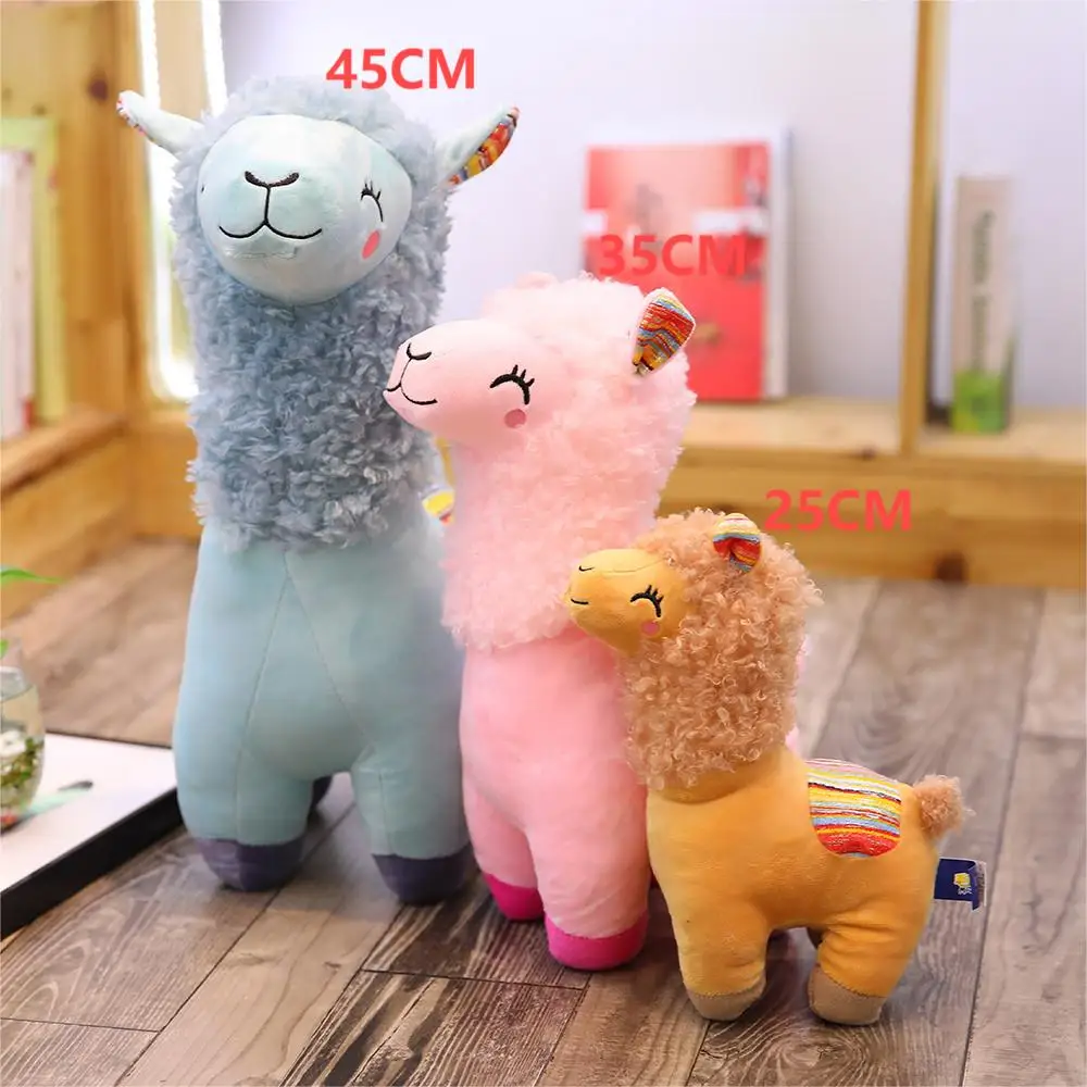 China Stuffed Animal Alpaca Plush Stuffed Llama Soft Toys Animal Sheep Plush Toy