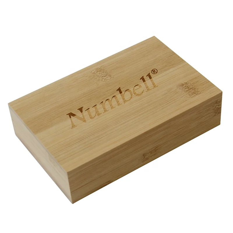 Custom Logo Square Packaging plain Bamboo Wooden Storage Gift Box With Lid