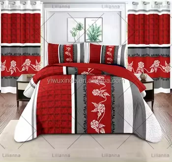 factory direct 3pc 6pc 8pc bedspread quilted wholesale bed sheet bedding sets for bed printed  3d bed cover set for wholesales