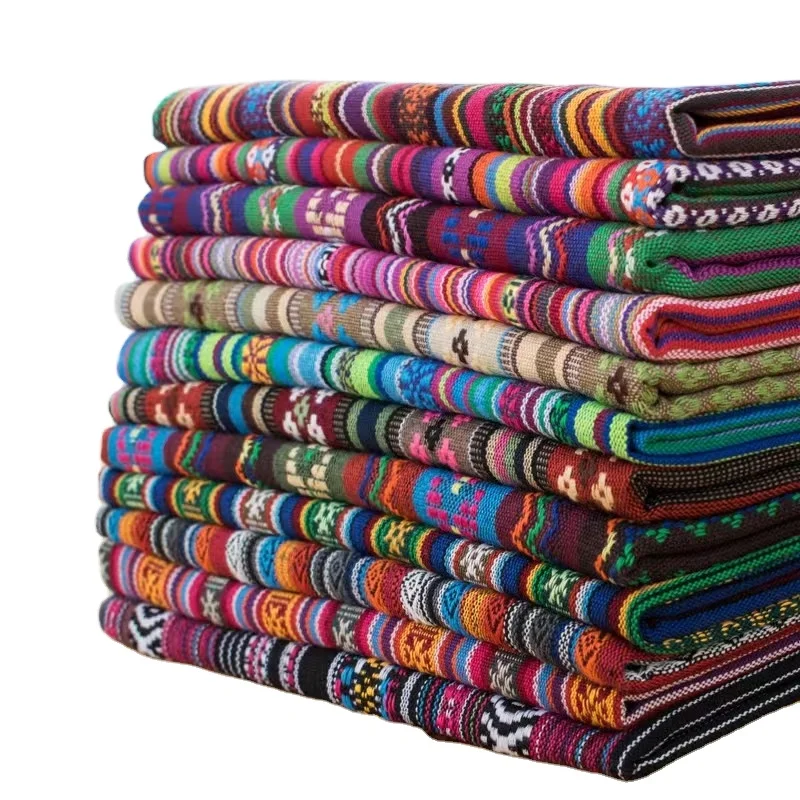 Yarn Dyed Middle East Style Jacquard Sadu Fabric