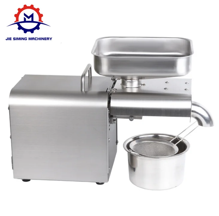 Commercial High yield mini soybean oil press machine Food Grade Stainless Steel Oil Expeller/cold oil press