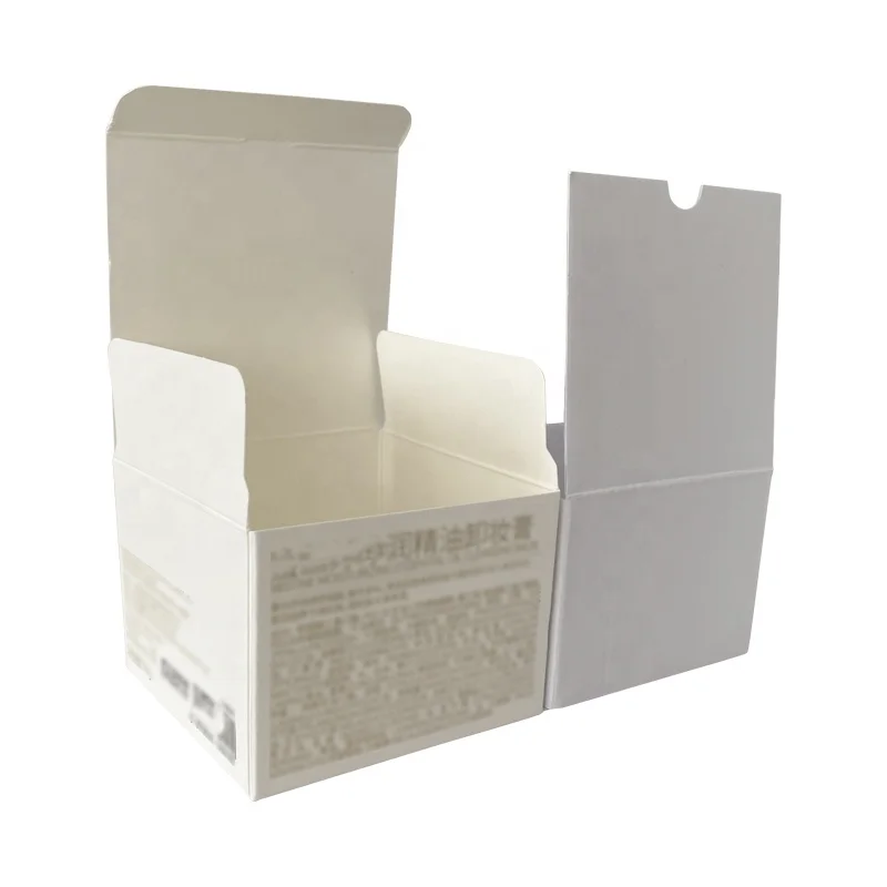 Face Cream/Skin Care Serum Empty Flip Top Paper Box Cosmetic Eye Cream Packing Tuck Top Box with Corrugated Insert Diffuser Box
