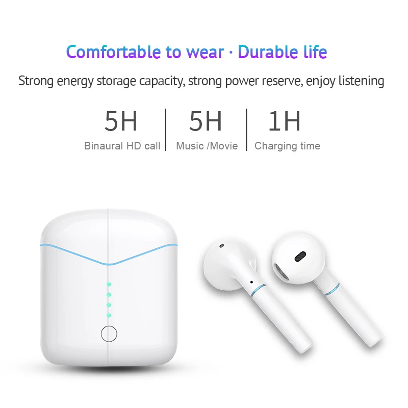 CE New P20 TWS Blue tooth 5.0 wireless earphones super bass headset with wireless charging PK i30 i60 i80 for Huawei