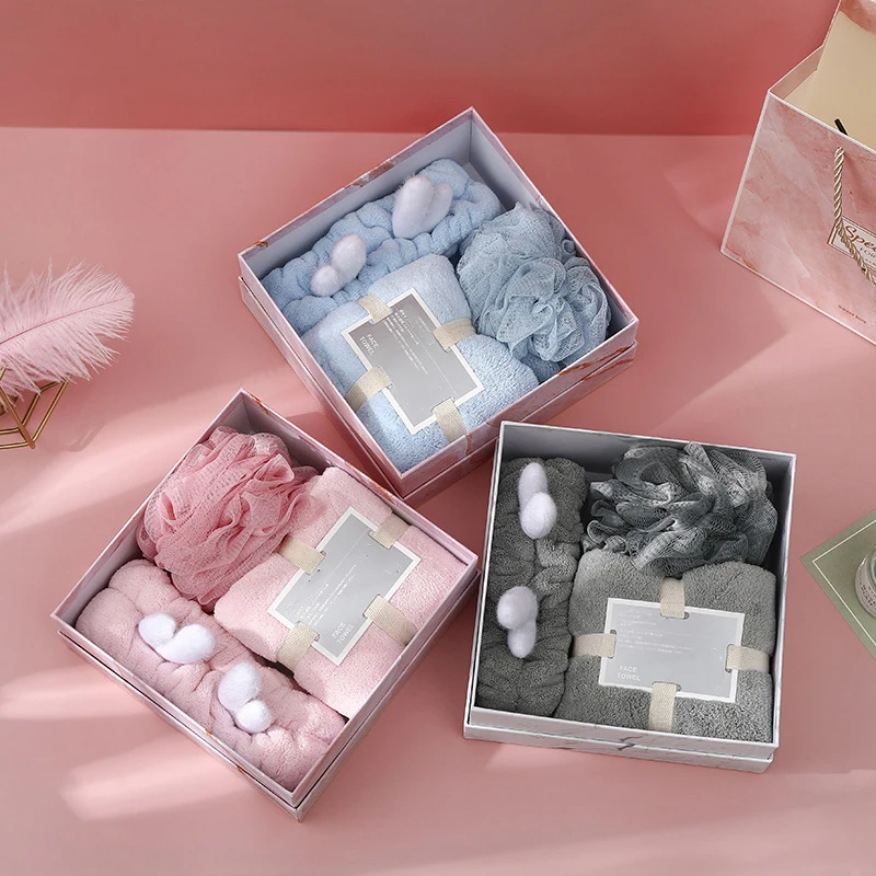 Three-Piece Suit Bath Bathroom Accessories Set Skin Care Gift Box