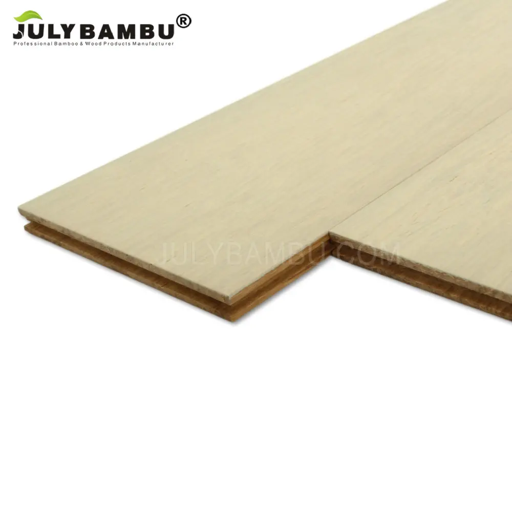 Factory Price Woven Horizontal Toast Bamboo Euro Click Laminate Flooring For Park