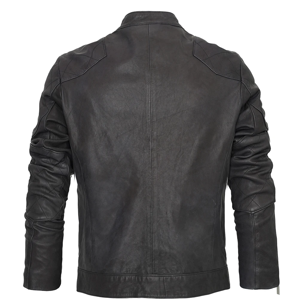 KK76-Real SheepSkin Coat Jacket Genuine Sheep Leather Jackets Winter Warm Coats Suit Outwear