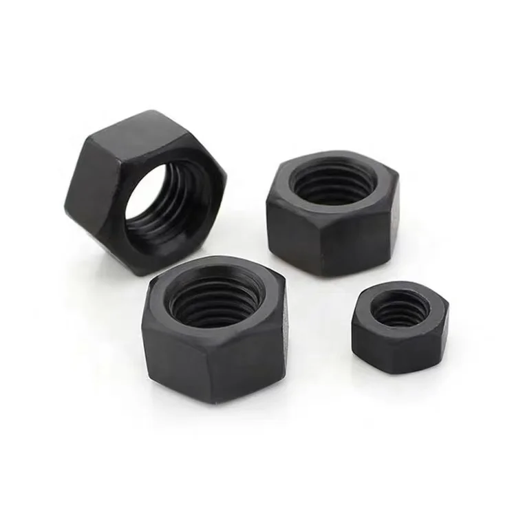 SAE UNC black класс 5 DIN934 термообработка высокопрочные шестигранные гайки