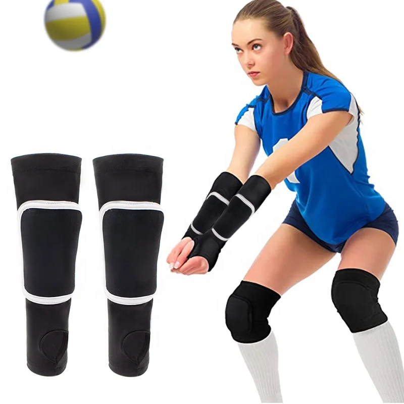 Wholesale Custom Printed Basketball Outdoor Volleyball Arm Sleeves with Protection Pads