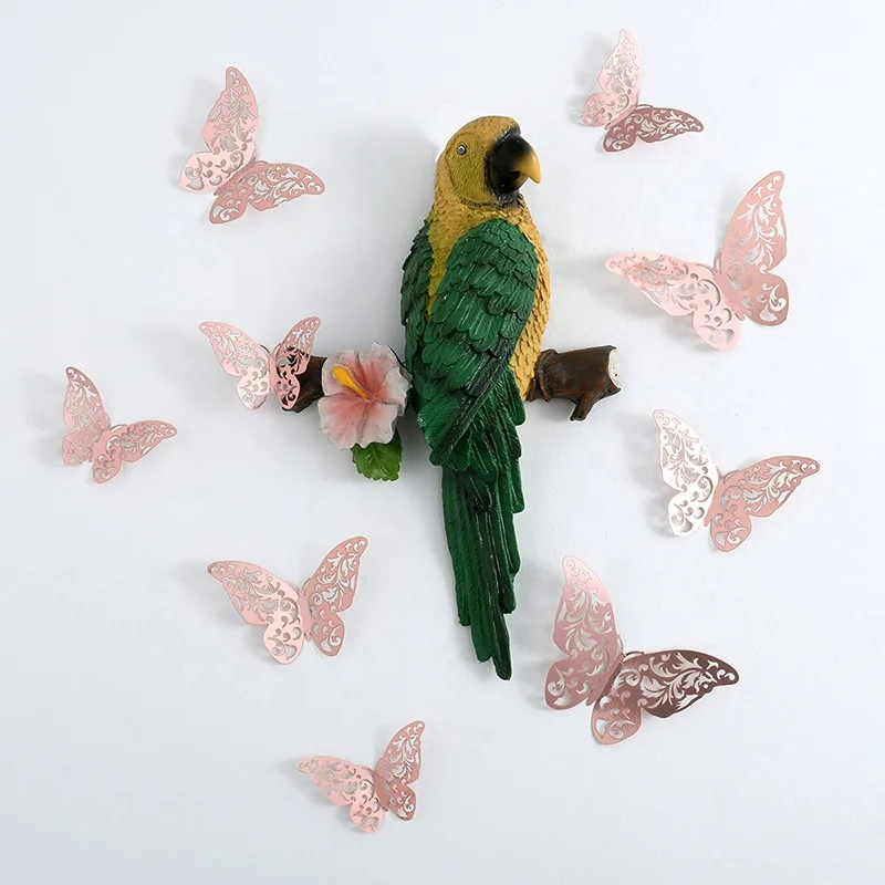 Wholesale Hollow butterfly Flowers 3D Hollow Paper butterfly Flower Decoration Florist Supplies Wall Background Stickers