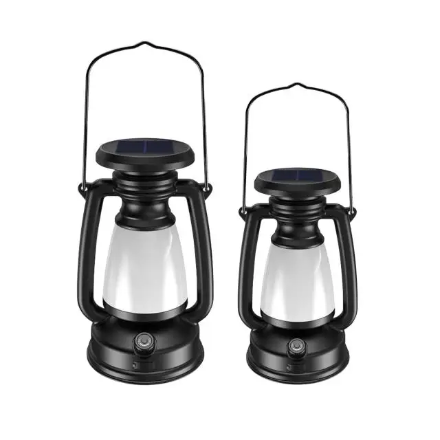 led 12v rechargeable Retro Hand lamp solar camping light camping string lights