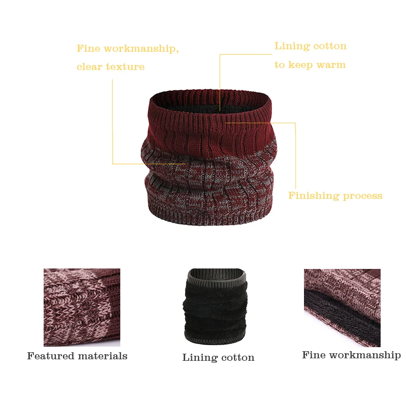 Hot Selling 3 Piece Beanie Set Winter Fashion Warm Ski Sport Beanie Hat Custom Logo Plain Voguish Acrylic Mitten Scarf Set