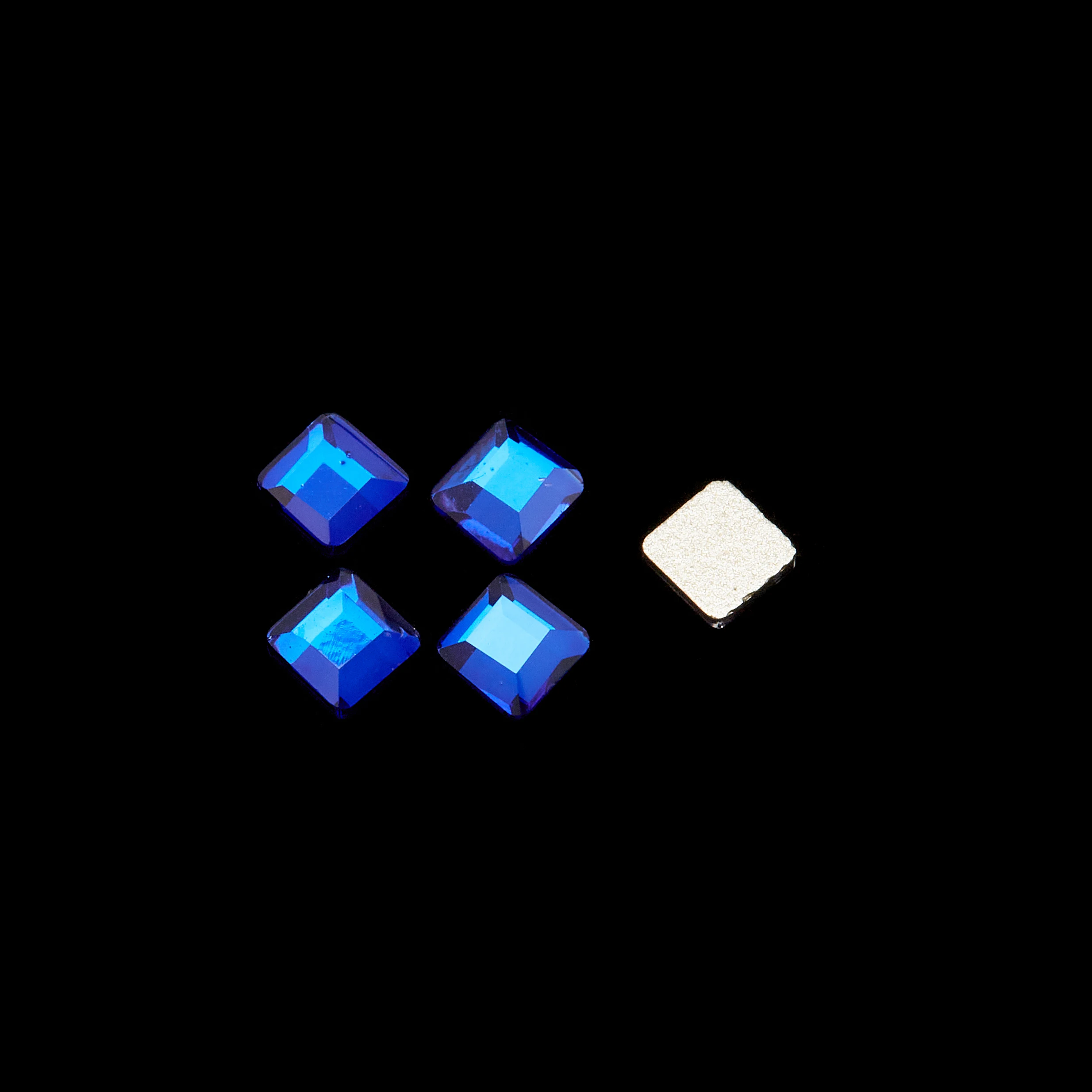 Wholesales Shapes 3d nail art rhinestones feedback color mixed around nails press on with rhinestones