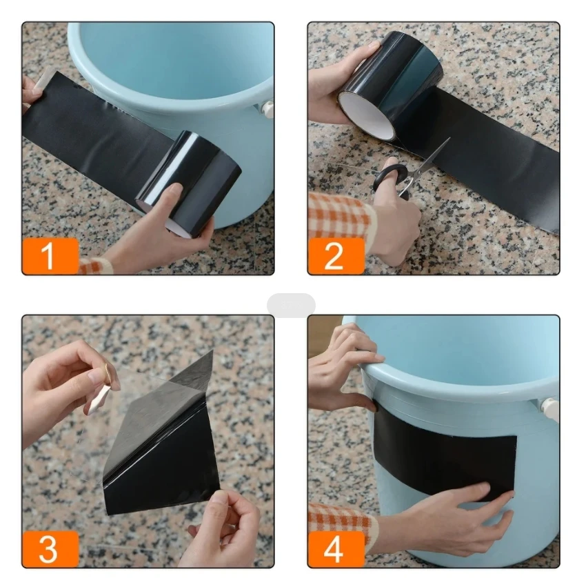 free sample Self Adhesive Pipe Leak Repair Tape Seal Flexible Waterproof Tape repair pipe duct water leaks pvc tape